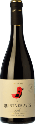 9,95 € Free Shipping | Red wine Quinta de Aves Oak I.G.P. Vino de la Tierra de Castilla Castilla la Mancha Spain Syrah Bottle 75 cl