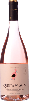 9,95 € Envío gratis | Vino rosado Quinta de Aves Rosado I.G.P. Vino de la Tierra de Castilla Castilla la Mancha España Graciano, Cabernet Franc Botella 75 cl