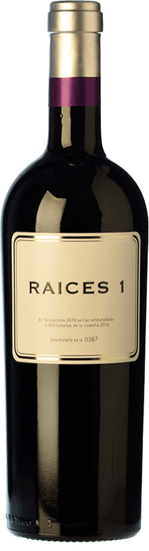 23,95 € Spedizione Gratuita | Vino rosso Raíces Ibéricas 1 Tinto Quercia Spagna Grenache, Mencía, Graciano, Mazuelo, Grenache Tintorera, Bobal Bottiglia 75 cl