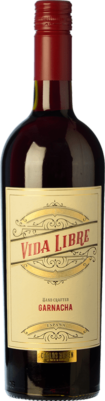 7,95 € Envio grátis | Vinho tinto Raíces Ibéricas Carlos Rubén Vida Libre Tinto Jovem Espanha Grenache Garrafa 75 cl