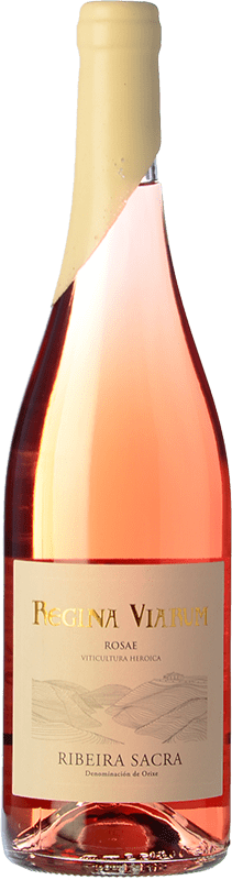 11,95 € 免费送货 | 玫瑰酒 Regina Viarum Rosae 年轻的 D.O. Ribeira Sacra 加利西亚 西班牙 Mencía 瓶子 75 cl