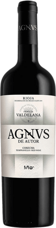 12,95 € 免费送货 | 红酒 Valdelana Agnvs 年轻的 D.O.Ca. Rioja 拉里奥哈 西班牙 Tempranillo 瓶子 75 cl