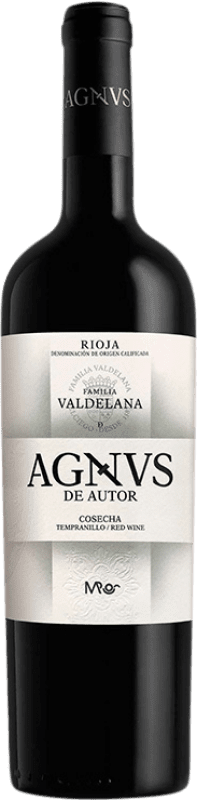 12,95 € Бесплатная доставка | Красное вино Valdelana Agnvs Agnus de Autor Молодой D.O.Ca. Rioja Ла-Риоха Испания Tempranillo бутылка 75 cl