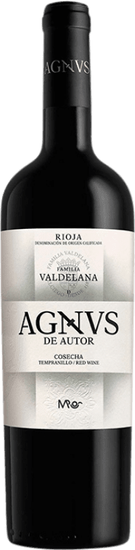 9,95 € Бесплатная доставка | Красное вино Valdelana Agnvs Agnus Vino de Autor — Авторское вино молодое D.O.Ca. Rioja Ла-Риоха Испания Tempranillo — Темпранильо 75 cl