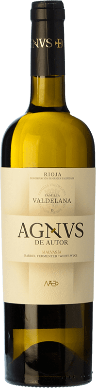 9,95 € Envio grátis | Vinho branco Valdelana Agnvs Crianza D.O.Ca. Rioja La Rioja Espanha Malvasía Garrafa 75 cl