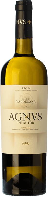 15,95 € Envío gratis | Vino Blanco Valdelana Agnvs Agnus Crianza D.O.Ca. Rioja La Rioja España Malvasía 75 cl