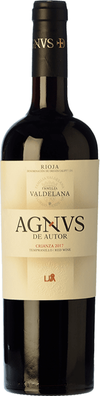 19,95 € Kostenloser Versand | Rotwein Valdelana Agnvs Alterung D.O.Ca. Rioja La Rioja Spanien Tempranillo, Graciano Flasche 75 cl
