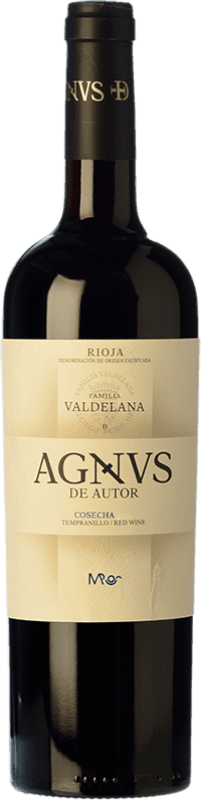 13,95 € Бесплатная доставка | Красное вино Valdelana Agnvs старения D.O.Ca. Rioja Ла-Риоха Испания Tempranillo, Graciano бутылка 75 cl