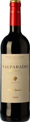 10,95 € Envío gratis | Vino tinto Valparaíso Roble D.O. Ribera del Duero Castilla y León España Tempranillo Botella 75 cl
