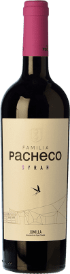 7,95 € Бесплатная доставка | Красное вино Viña Elena Familia Pacheco Дуб D.O. Jumilla Кастилья-Ла-Манча Испания Syrah — Сира Бутылка 75 cl