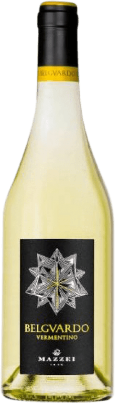 12,95 € Бесплатная доставка | Белое вино Mazzei Belguardo I.G.T. Toscana Тоскана Италия Vermentino бутылка 75 cl