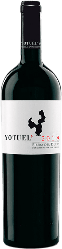 10,95 € Free Shipping | Red wine Gallego Zapatero Yotuel Oak D.O. Ribera del Duero Castilla y León Spain Tempranillo Bottle 75 cl