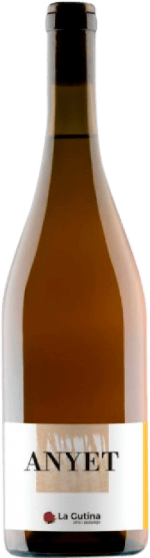 19,95 € Envío gratis | Vino blanco Celler La Gutina Anyet D.O. Empordà Cataluña España Garnacha Blanca, Garnacha Gris Botella 75 cl