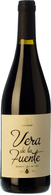 29,95 € Free Shipping | Red wine Tomás Frías González Vera de la Fuente Aged D.O. Abona Canary Islands Spain Baboso Black Bottle 75 cl