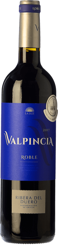 9,95 € Envio grátis | Vinho tinto Valpincia Carvalho D.O. Ribera del Duero Castela e Leão Espanha Tempranillo Garrafa 75 cl