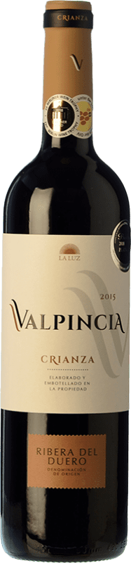 14,95 € Free Shipping | Red wine Valpincia Aged D.O. Ribera del Duero Castilla y León Spain Tempranillo Bottle 75 cl