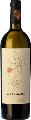 8,95 € Envio grátis | Vinho branco Cerro San Cristóbal Mis 2 Estrellas D.O. Condado de Huelva Andaluzia Espanha Mascate, San Colombano Garrafa 75 cl