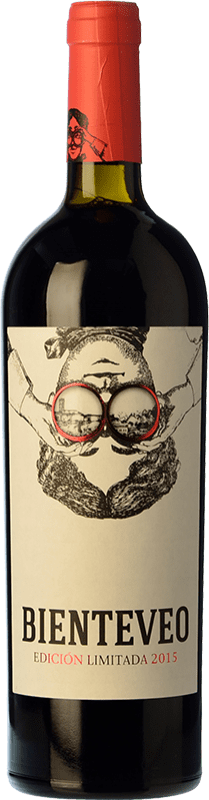 10,95 € 送料無料 | 赤ワイン Cerro San Cristóbal Bienteveo 高齢者 D.O. Condado de Huelva アンダルシア スペイン Merlot, Syrah, Tintilla de Rota ボトル 75 cl