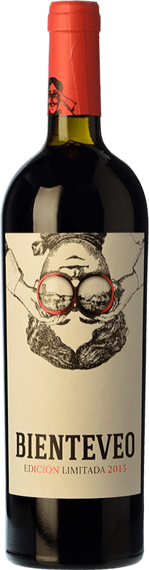 11,95 € Free Shipping | Red Wine Cerro San Cristóbal Bienteveo Crianza — Aged D.O. Condado de Huelva Andalusia Spain Merlot, Syrah — Shiraz, Tintilla de Rota 75 cl