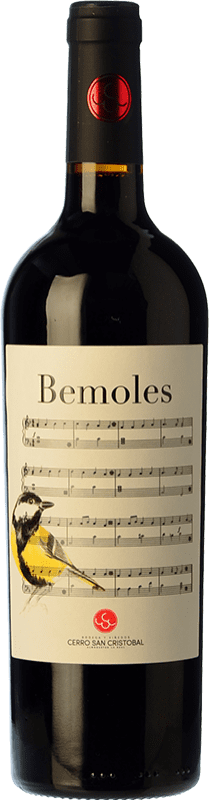8,95 € Free Shipping | Red Wine Cerro San Cristóbal Bemoles Oak D.O. Condado de Huelva Andalusia Spain Garnacha — Grenache, Moscato — Muscat 75 cl