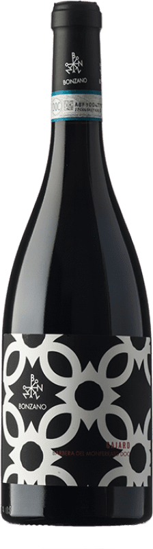 18,95 € Envio grátis | Vinho tinto Bonzano Gajard D.O.C. Barbera del Monferrato Piemonte Itália Barbera Garrafa 75 cl