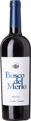 16,95 € Envío gratis | Vino tinto Bosco del Merlo Campo Camino Reserva D.O.C. Lison Pramaggiore Friuli-Venezia Giulia Italia Merlot Botella 75 cl