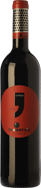 13,95 € Kostenloser Versand | Rotwein Bouquet d'Alella Alterung D.O. Alella Spanien Syrah Flasche 75 cl