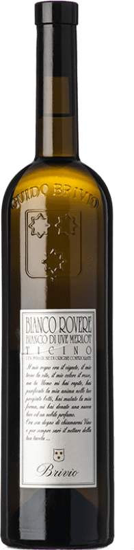 62,95 € Бесплатная доставка | Белое вино Brivio Ticino Bianco Rovere Ticino Швейцария Merlot бутылка 75 cl