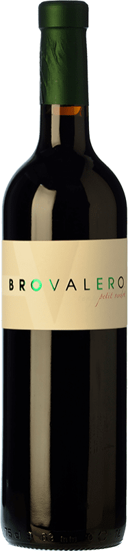9,95 € Free Shipping | Red Wine Bro Valero Oak D.O. La Mancha Castilla la Mancha Spain Petit Verdot Eco — Organic Bottle 75 cl