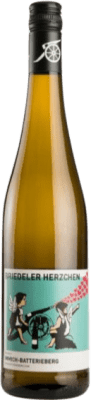24,95 € Бесплатная доставка | Белое вино Enkircher Immich-Batterieberg Briedeler Herzchen V.D.P. Mosel-Saar-Ruwer Mosel Германия Riesling бутылка 75 cl
