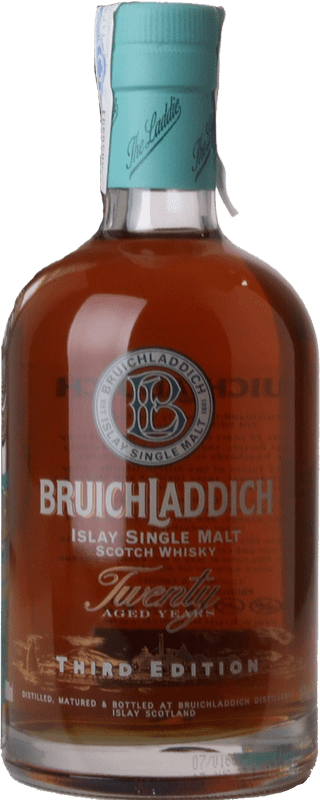 123,95 € 送料無料 | ウイスキーシングルモルト Bruichladdich アイラ島 イギリス 20 年 ボトル 70 cl
