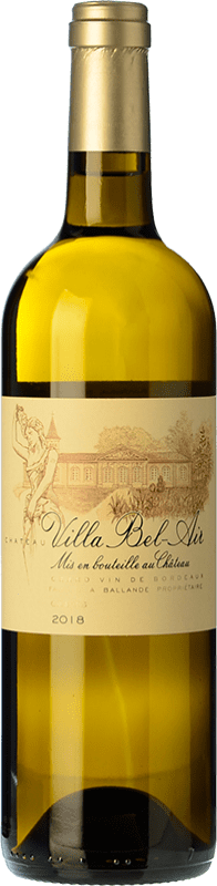 14,95 € Spedizione Gratuita | Vino rosso Château Villa Bel-Air A.O.C. Pessac-Léognan bordò Francia Merlot, Cabernet Sauvignon, Cabernet Franc Bottiglia 75 cl