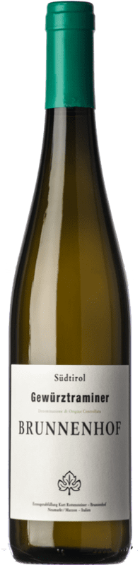 27,95 € Бесплатная доставка | Белое вино Brunnenhof D.O.C. Alto Adige Трентино-Альто-Адидже Италия Gewürztraminer бутылка 75 cl