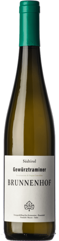 28,95 € Free Shipping | White Wine Brunnenhof D.O.C. Alto Adige Trentino-Alto Adige Italy Gewürztraminer Eco — Organic Bottle 75 cl