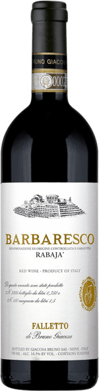 299,95 € Kostenloser Versand | Rotwein Bruno Giacosa Rabajà D.O.C.G. Barbaresco Piemont Italien Nebbiolo 75 cl