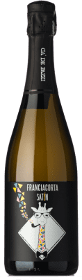 21,95 € Free Shipping | White sparkling Cà de Pazzi Satèn Brut D.O.C.G. Franciacorta Lombardia Italy Chardonnay Bottle 75 cl