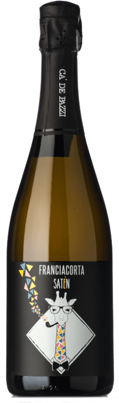 21,95 € Envío gratis | Espumoso blanco Cà de Pazzi Satèn Brut D.O.C.G. Franciacorta Lombardia Italia Chardonnay Botella 75 cl
