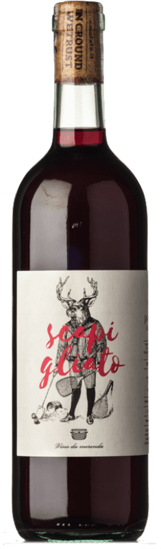 17,95 € Free Shipping | Red wine Calafata Scapigliato I.G.T. Toscana Tuscany Italy Bacca Red, Aleático, Ciliegiolo Bottle 75 cl