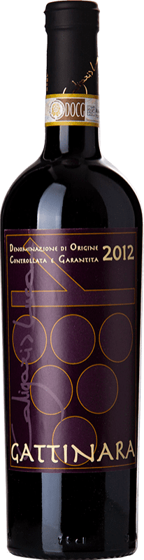27,95 € Бесплатная доставка | Красное вино Caligaris Luca D.O.C.G. Gattinara Пьемонте Италия Nebbiolo бутылка 75 cl