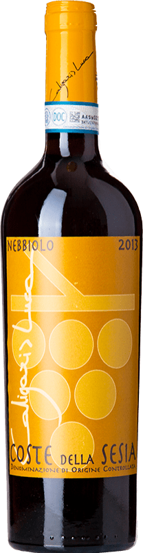 13,95 € Envio grátis | Vinho tinto Caligaris Luca D.O.C. Coste della Sesia Piemonte Itália Nebbiolo Garrafa 75 cl