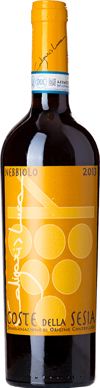 14,95 € Envío gratis | Vino Tinto Caligaris Luca D.O.C. Coste della Sesia Piemonte Italia Nebbiolo 75 cl