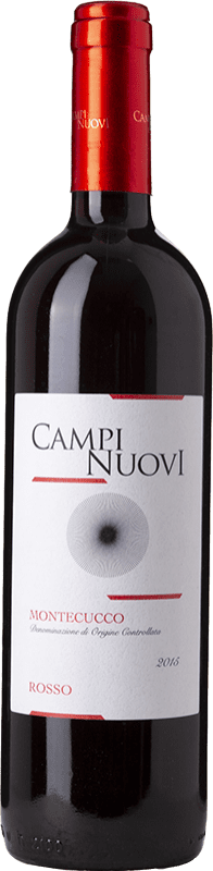 18,95 € 免费送货 | 红酒 Campinuovi Rosso D.O.C. Montecucco 托斯卡纳 意大利 Merlot, Cabernet Sauvignon, Sangiovese 瓶子 75 cl