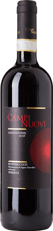 26,95 € Spedizione Gratuita | Vino rosso Campinuovi Riserva D.O.C. Montecucco Sangiovese Toscana Italia Sangiovese Bottiglia 75 cl