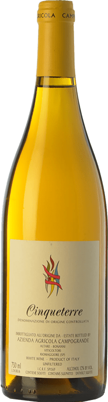 44,95 € Бесплатная доставка | Белое вино Campogrande Cinqueterre D.O.C. Cinque Terre Лигурия Италия Albarola, Bosco бутылка 75 cl
