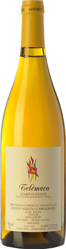 57,95 € Free Shipping | White Wine Campogrande Telemaco I.G.T. Liguria Liguria Italy Albarola, Bosco 75 cl