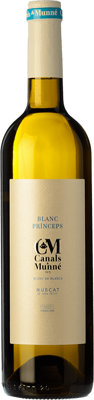 10,95 € Kostenloser Versand | Weißwein Canals & Munné Muscat Blanc Princeps D.O. Penedès Katalonien Spanien Muskat Flasche 75 cl