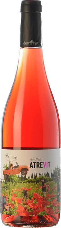 10,95 € Бесплатная доставка | Розовое вино Can Descregut Atrevit Молодой D.O. Penedès Каталония Испания Merlot бутылка 75 cl