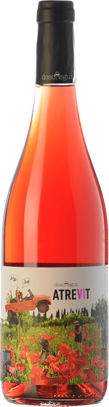 13,95 € Envoi gratuit | Vin Rosé Can Descregut Atrevit Jeune D.O. Penedès Catalogne Espagne Merlot Eco — Biologique 75 cl