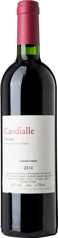 29,95 € Бесплатная доставка | Красное вино Candialle I.G.T. Toscana Тоскана Италия Cabernet Franc бутылка 75 cl