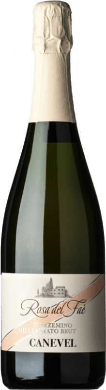 14,95 € 送料無料 | ロゼスパークリングワイン Canevel Rosa del Faè Rosé Brut I.G.T. Veneto ベネト イタリア Marzemino ボトル 75 cl